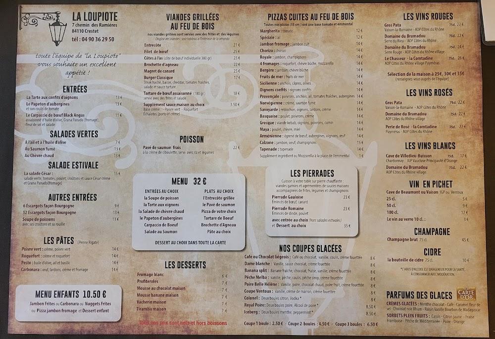 La Loupiote - Menu Image 2