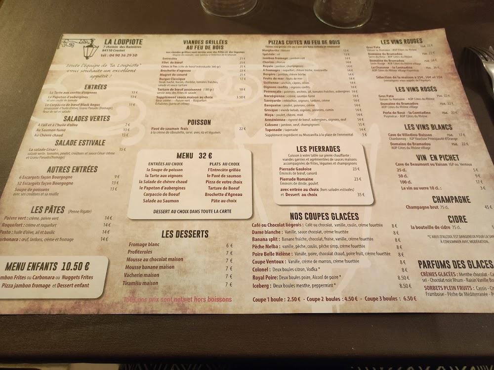 La Loupiote - Menu Image 4